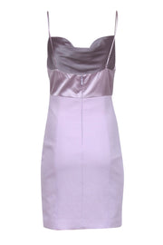 Current Boutique-Cinq a Sept - Lavender Silk Paneled Cowlneck "Karina" Dress Sz 6