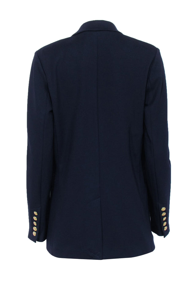Current Boutique-Classic Six - Deep Navy Double Breasted Blazer Sz 6