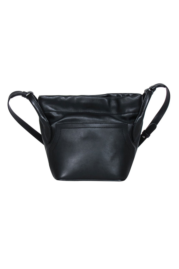 Current Boutique-Clergerie Paris - Black Leather Bucket Bag