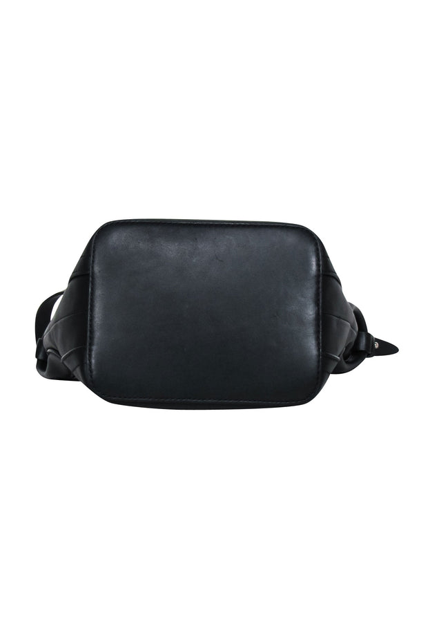 Current Boutique-Clergerie Paris - Black Leather Bucket Bag