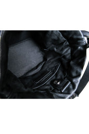 Current Boutique-Clergerie Paris - Black Leather Bucket Bag