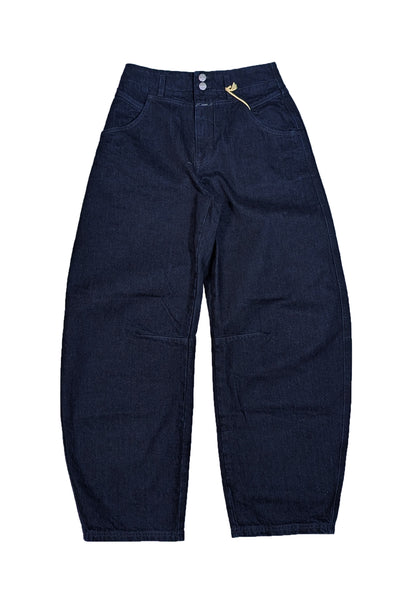 Closed - Dark Wash Barrel Leg "Ridge-X" Jeans Sz 6 - Current Boutique