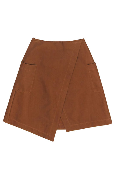 Current Boutique-CO - Brown Cargo Wrap Skirt Sz XS