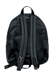 Current Boutique-Coach - Black & Cream Gingham Coated Canvas "Charlie" Backpack