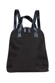 Current Boutique-Coach - Brown Twill Leather Trim Mini Backpack