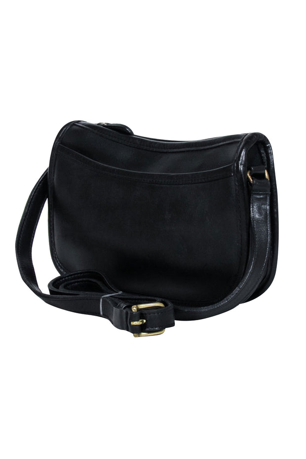Current Boutique-Coach - Black Leather Vintage Mini Crossbody Bag