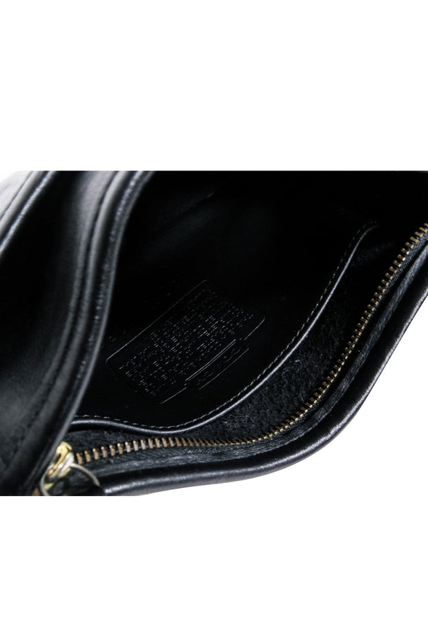 Current Boutique-Coach - Black Leather Vintage Mini Crossbody Bag