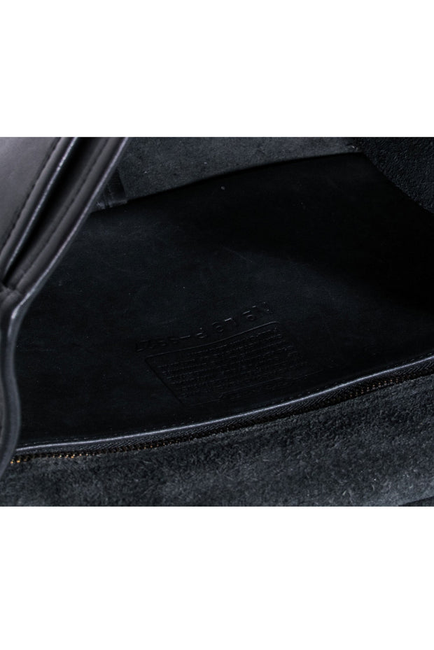 Current Boutique-Coach - Willis Black Leather Vintage Messenger Crossbody Bag