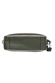Current Boutique-Coach - Olive Leather Crossbody Bag w/ Cream Trim