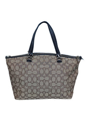 Current Boutique-Coach - Brown Monogram "Prairie Satchel" Canvas Handbag