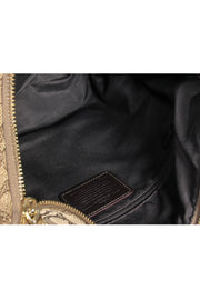 Current Boutique-Coach - Light Brown Monogram Canvas Hobo Bag
