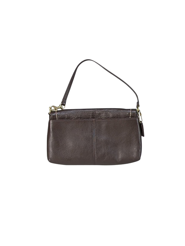 Coach - Brown Leather Mini Shoulder Bag - Current Boutique