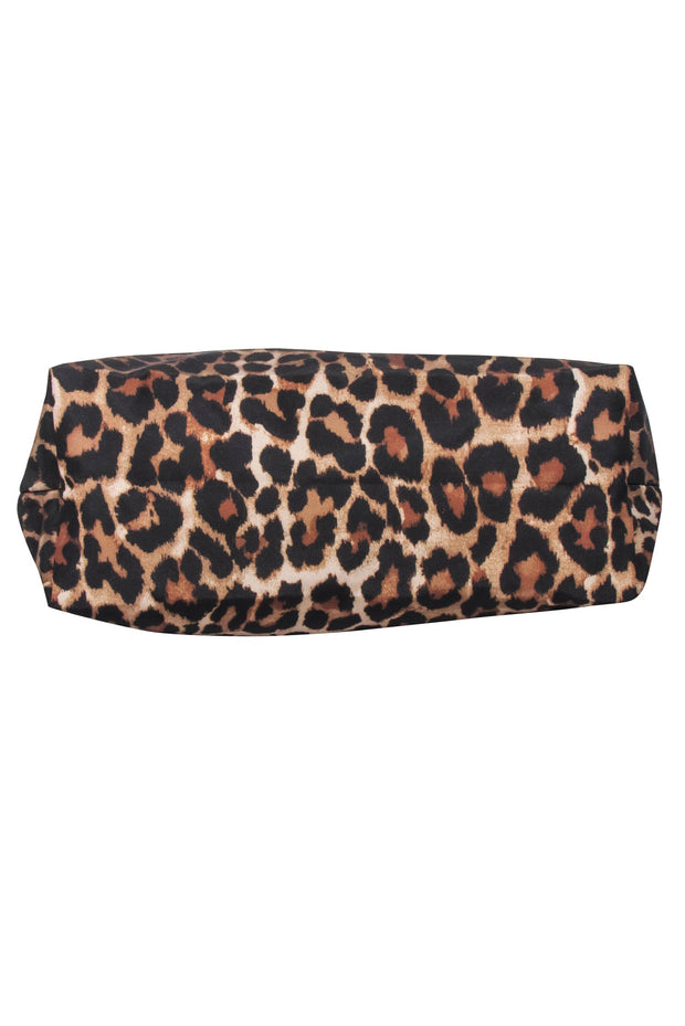 Current Boutique-Coach - Tan Leopard Print Mini Bag w/ Pouch