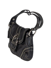 Current Boutique-Coach - Black Leather Shoulder Bag