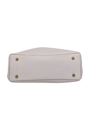 Current Boutique-Coach - Ivory Pebbled Leather "Willow" Shoulder bag w/ Beige Straps