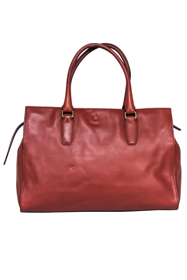 Current Boutique-Coach - Cognac Leather Tote Bag