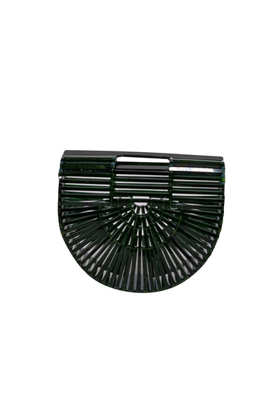Current Boutique-Cult Gaia - Green Marbled Acrylic Ark Mini Bag