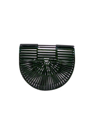 Current Boutique-Cult Gaia - Green Marbled Acrylic Ark Mini Bag