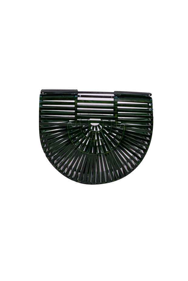 Current Boutique-Cult Gaia - Green Marbled Acrylic Ark Mini Bag