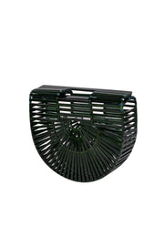 Current Boutique-Cult Gaia - Green Marbled Acrylic Ark Mini Bag