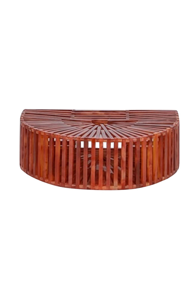 Current Boutique-Cult Gaia - Orange Marbled Acrylic Ark Mini Bag