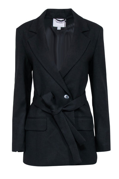 Current Boutique-Cuyana - Black Relaxed Blazer Sz S