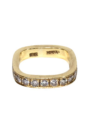 Current Boutique-Daven - 18k Gold Rectangular Ring Sz 5