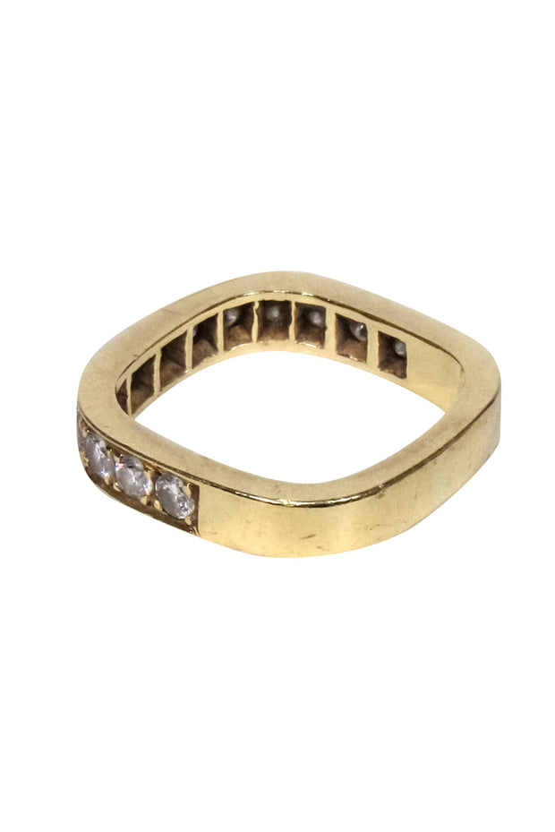 Current Boutique-Daven - 18k Gold Rectangular Ring Sz 5