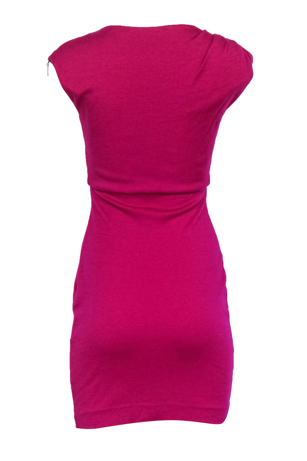 Current Boutique-Diane von Furstenberg - Magenta Purple Wool Dress Sz 2