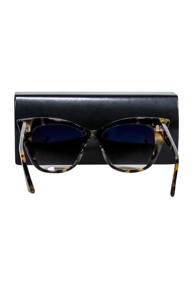 Current Boutique-Dita - Brown Tortoise Cat Eye Sunglasses