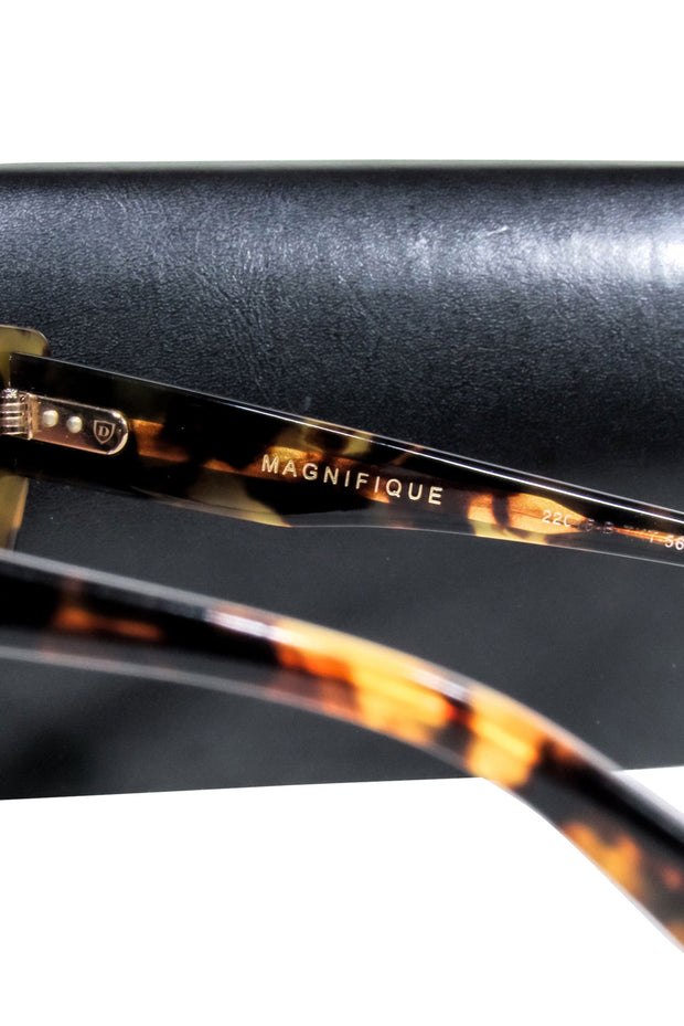 Current Boutique-Dita - Brown Tortoise Cat Eye Sunglasses