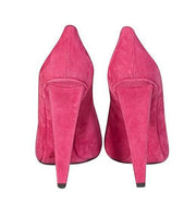 Current Boutique-Dolce & Gabbana - Pink Suede Angular Heel Pumps Sz 9