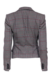 Current Boutique-Dolce & Gabbana - Beige, Black, & Red Plaid Blazer Sz 2