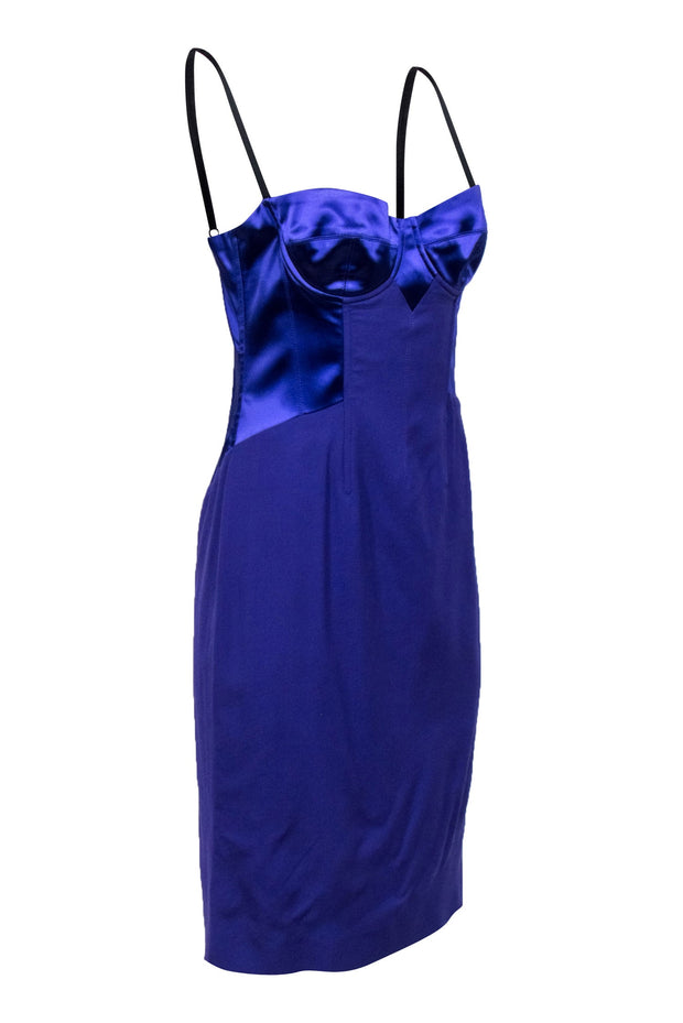 Current Boutique-Dolce & Gabbana - Purple Sleeveless Bustier Style Dress Sz 8