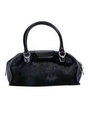 Current Boutique-Dolce & Gabbana - Black Calf Hair Textured Handbag