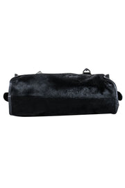 Current Boutique-Dolce & Gabbana - Black Calf Hair Textured Handbag