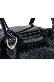 Current Boutique-Dolce & Gabbana - Black Calf Hair Textured Handbag