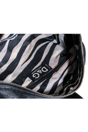 Current Boutique-Dolce & Gabbana - Black Calf Hair Textured Handbag
