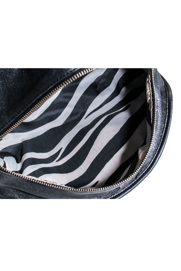 Current Boutique-Dolce & Gabbana - Black Calf Hair Textured Handbag