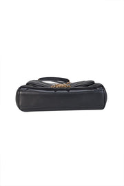 Current Boutique-Dolce & Gabbana - Black Leather Nappa Quilted Large Devotion Shoulder Bag