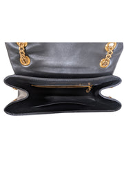 Current Boutique-Dolce & Gabbana - Black Leather Nappa Quilted Large Devotion Shoulder Bag