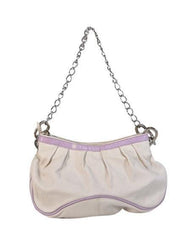 Current Boutique-Dolce & Gabbana - Ivory & Lilac Leather Shoulder Bag