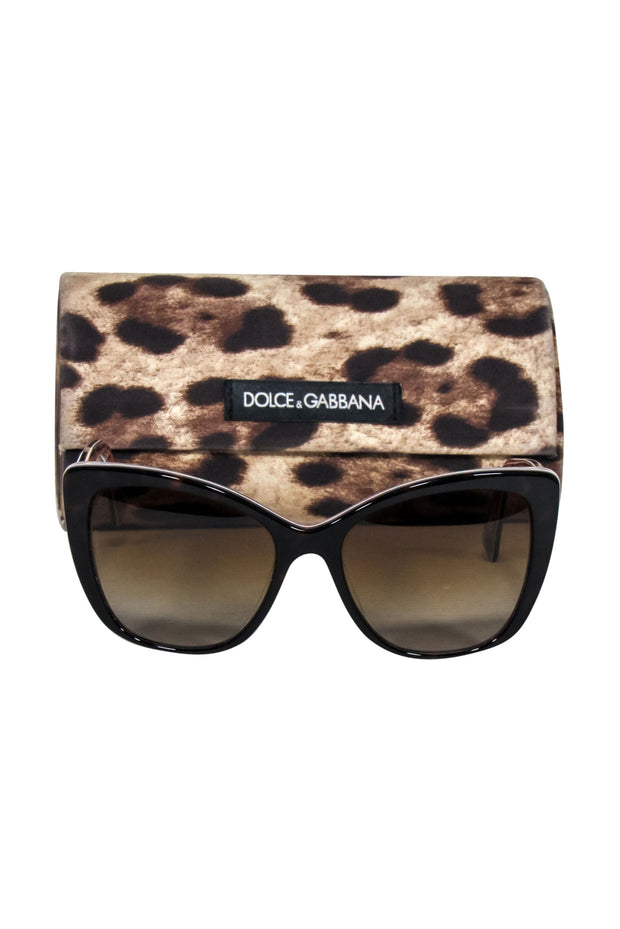 Current Boutique-Dolce & Gabbana - Brown Tortoise Sunglasses