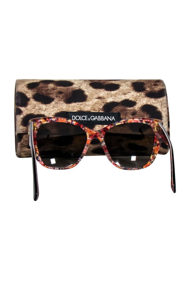 Current Boutique-Dolce & Gabbana - Brown Tortoise Sunglasses