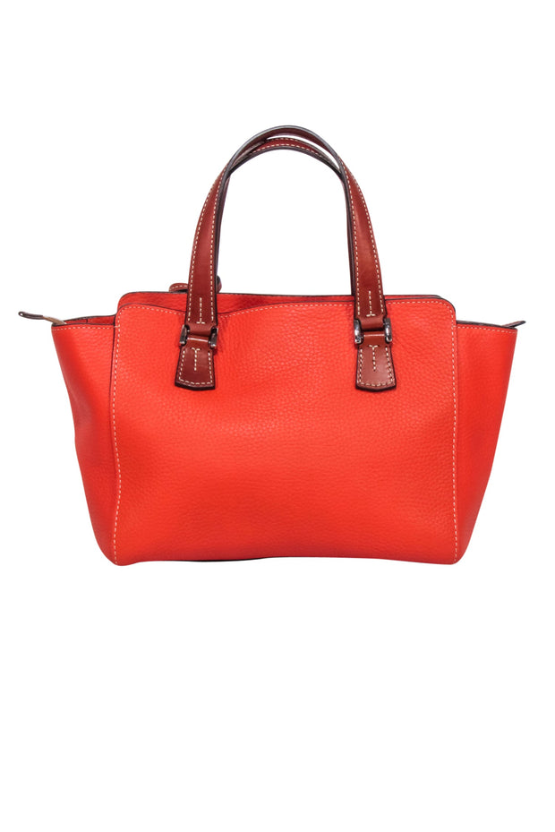 Current Boutique-Dooney & Bourke - Orange Pebbled Leather Shoulder Bag