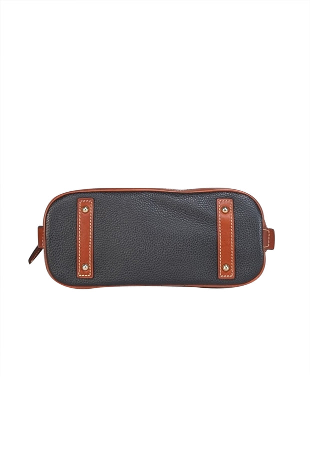 Dooney & Bourke - Black Pebbled Leather Satchel - Current Boutique