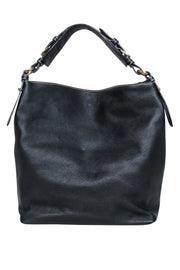 Current Boutique-Dooney & Bourke - Black Pebbled Leather Large Shoulder Bag