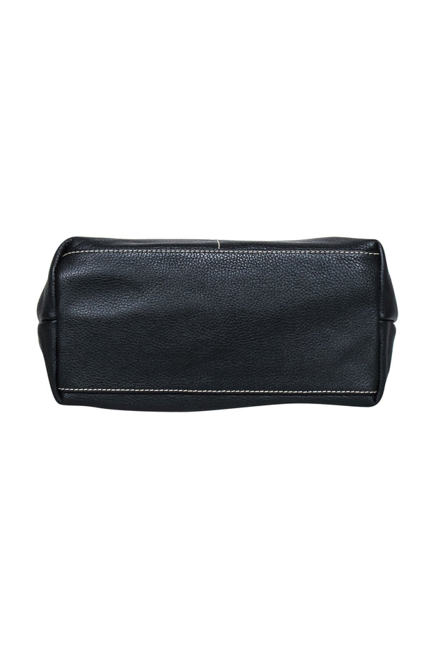 Current Boutique-Dooney & Bourke - Black Pebbled Leather Large Shoulder Bag