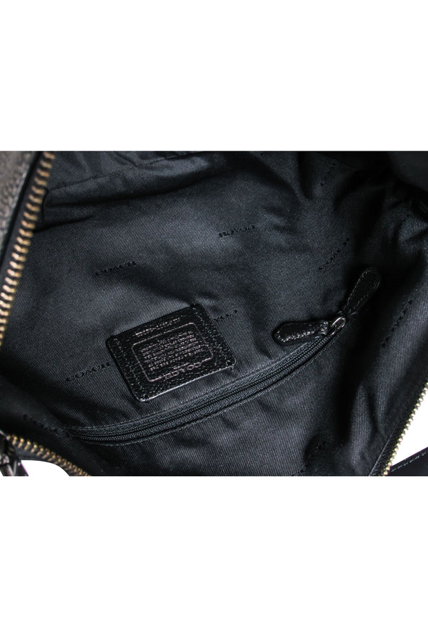 Current Boutique-Dooney & Bourke - Black Pebbled Leather Large Shoulder Bag