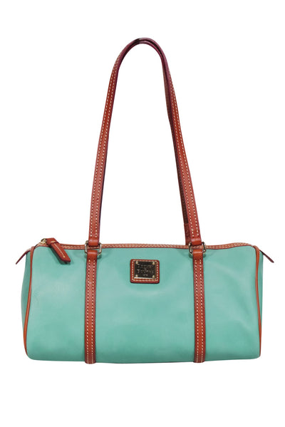 Current Boutique-Dooney & Bourke - Jade Green Leather Barrel Bag